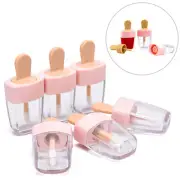 6Pcs Ice Cream Shape Mini Lip Gloss Tube Empty Containers Lip Lipstick Bottle~'l