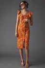 by Anthropologie Buttondown Dress M NWT Magic Fabric Floral print RARE