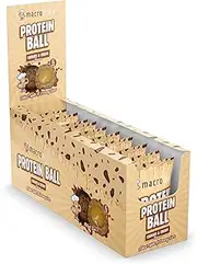 Macro Mike Cookies and Cream Flavor Protein Ball 40 g (Pack of 12)