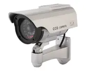 4x Solar Power Fake Camera CCTV Waterproof Realistic Dummy Security Cam Blinking