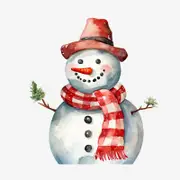 [Namly Design] Festive Snowman Sticker