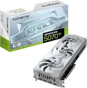 Gigabyte GeForce RTX 5070 Ti Eagle OC ICE SFF 16G Graphics Card - 16GB GDDR7, 256bit, PCI-E 5.0, 2542 MHz Core Clock, 3 x DP 2.1a, 1 x HDMI 2.1b, NVIDIA DLSS 4, GV-N507TEAGLEOC ICE-16GD