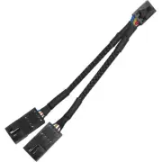 RGB Lighting Extension Cable 1to2 Splitter Cable 4pin Male to Dual Female 2077