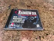 Tom Clancy's Rainbow Six PC 1998 PLUS Mission Pack: Eagle Watch Game NEW SEALED