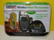NEW - CUISINART Wireless Meat Thermometer CGS-700 w/ Timer & Cooked Food Alert