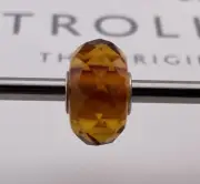 Trollbeads Facet Amber Bead