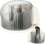 Makeup Organiser, Makeup Brush Holder, Countertop Cosmetic Holder, Rotating Makeup Organizer, 360 Rotating Makeup Organizer, Skincare Storage And Makeup Brushes Organizer For Vanity