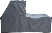 Mini Lustrous Elliptical Trainer Cover, Elliptical Machine Protective Dust-Proof Waterproof Water-Resistant Fitness Equipment Fabric Ideal for Indoor Outdoor Use（Gray） (71" L x 31" W x 70" H)