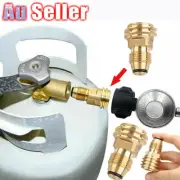 Propane Tank Refill Adapter Converts POL LP Tank to QCC Hoses/Regulator