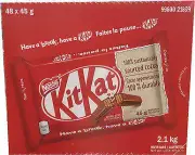 Nestle Kit Kat Chocolate Bars, 48ct X 45g/1.6oz., {Imported from Canada}