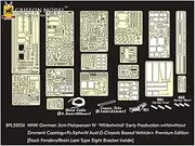 Griffon Model BPL35026 1/35 WW.II German Army IV Anti-Air Tank Ville Belvint Early Etched Parts Detail Up Parts