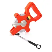 Track fiber tape scale surveyors heavy duty Long Open Reel thickened shelf ruler