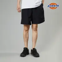 在飛比找momo購物網優惠-【Dickies】男款黑色彈性鬆緊褲腰舒適柔軟休閒短褲｜DK