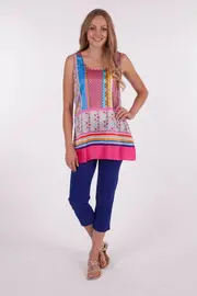 Tunis Print Tunic--THR-11348
