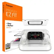 SPIGEN Apple Watch Series SE2/6/SE/5/4 (44mm) GlassScreen Protector, Genuine SPIGEN Pro Flex EZ Fit 2PCS for Apple