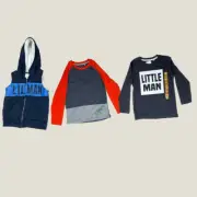 Boys Bundle Tilt Fleecy Vest and Two Long Sleeve Tops 5