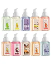 Lovery Pack of 10 Mini Citrus Foaming Hand Soaps