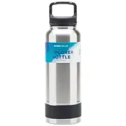Smash Blue Stainless Steel Explorer Bottle 1.1L Black