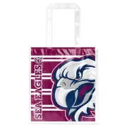 NRL Shopping Bags - Manly Sea Eagles - Re-Useable Carry Bag - Laminated