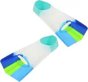 BESPORTBLE Unique Fan Shape Short Blade Swim Training Flippers for Enhanced Swimming Performance