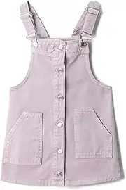 [Koton] Women's Overalls Dress Pocket and Button Detail Adjustable Suspenders with Metal Fastener Dress