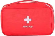 Mini First Aid Kit Bag Empty Travel Pills Organizer Storage Box for Outdoor Camping Emergency Red Small Survival kit