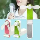 Portable Travel Folded Fan USB Rechargeable Mini Desk Fan Cooler Handheld Quiet