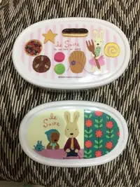 在飛比找Yahoo!奇摩拍賣優惠-日本製  Le sucre 砂糖兔 法國兔 收納盒 保鮮盒 
