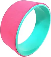 Yoga Wheel, Yoga Foam Roller Strong Load Bearing Durable Backbends Muscle Wheel, Back Stretching Device