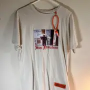 HERON PRESTON Heron Dad T-Shirt Top Size M Embroidered