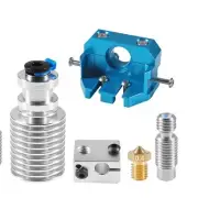 for E3D V6 Hotend Kit, 3D Printer All Metal Mount Fixed Blocks, Remote Short ...
