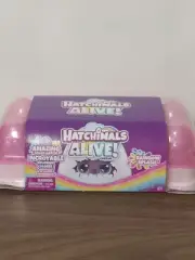 Hatchimals Alive! Rainbow Splash Egg Carton 5 Eggs 10 Accessories New!!!