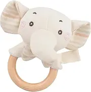 Soft Baby Rattle, Stuffed Animal Rattle Toys, Plush Grab Shaker for Kids, Elephant, Bear, Rabbit, Lion Shape, Hand Grip Plathing, Play Early Development, Boys, Girls, Infant Fun