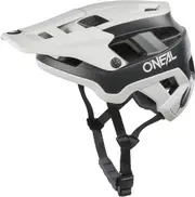 Oneal Defender Solid Bicycle Helmet, black-grey-white, Size L XL for Men Black Grey White