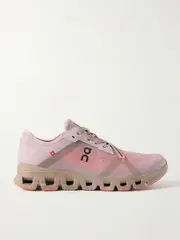 [ON] ON - Cloud X 4 Ad Rubber-trimmed Recycled-mesh Sneakers - Lilac - US9.5 US 9.5 Purple