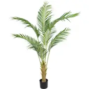 180cm Potted Artificial Palm Tree Green Plant Decor Tropical