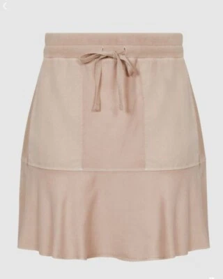 REISS Kara Fabric Mix Mini Skirt - Camel (UK 10) RRP £125