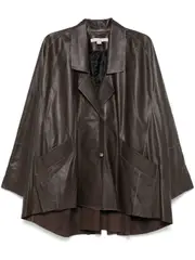 leather jacket EU38,EU36,EU40,EU34 cedar brown
