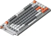nuphy Field75 HE Wired Magnetic Switch Gaming Keyboard,83 Keys,PBT Keycaps,One Knob Volume Control, Hall Effect Keyboard,8K Hz Polling Rate,Adjustable Actuation,Rapid Trigger-Magnetic White Switch