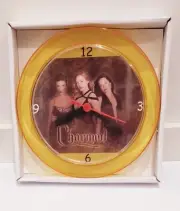 Charmed 7" Gold Novelty Wall/Desk Clock.New Alyssa Milano,Shannon Doherty,Holly