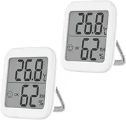 BESPORTBLE 2pcs Humidity Meter Digital Temperature Gauge Temperature Measuring Tool