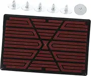 1 Set Floor Mats Area Rugs Cars Auto Repair Foot Mats Foot Heel Pedals Drivers Floor Mat Patch Brake Pedal Pad Car Mat Patch Anti-wear Heel Patch Car Carpet Rubber Red