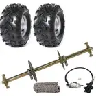 810mm Rear Axle, 4 Stud Hub, Wheels 4lug Rim For ATV GoKart Quad Buggy Golf Cart