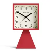NEW Newgate Brian Alarm Clock, Fire Engine Red, 17cm