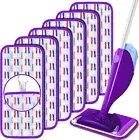 6 Pack Reusable Mop Pads for Swiffer WetJet Spray Mop, Wet Pads Refill