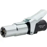 Locking Air Chuck - Six Steel Jaws Lock onto Any tire Valve - Won't Leak or p...