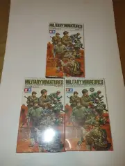 3 NEW SEALED Tamiya Military Minatures US Infantry West European Theater 1/35