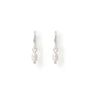 Cordelia Pearl Earrings - Silver