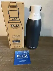 Brita Stainless Steel Water Bottle With Filter 32Oz Premium Filtered Colorcarbon