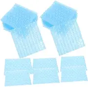 CANIGHT 60pcs Love Bubble Bag Bubble Cushioning Bag For Packaging Pouches for Packaging Double Walled Foam Sleeves for Packing Dishes Shipping Cushioning For Shipping Sky-blue Plastic